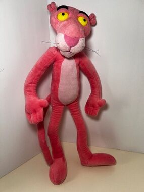 Vintage Pink Panther Plush Posable 22" 2003 United Artist Equity Marketing Toy